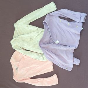 Carter's newborn shirts with hand covers